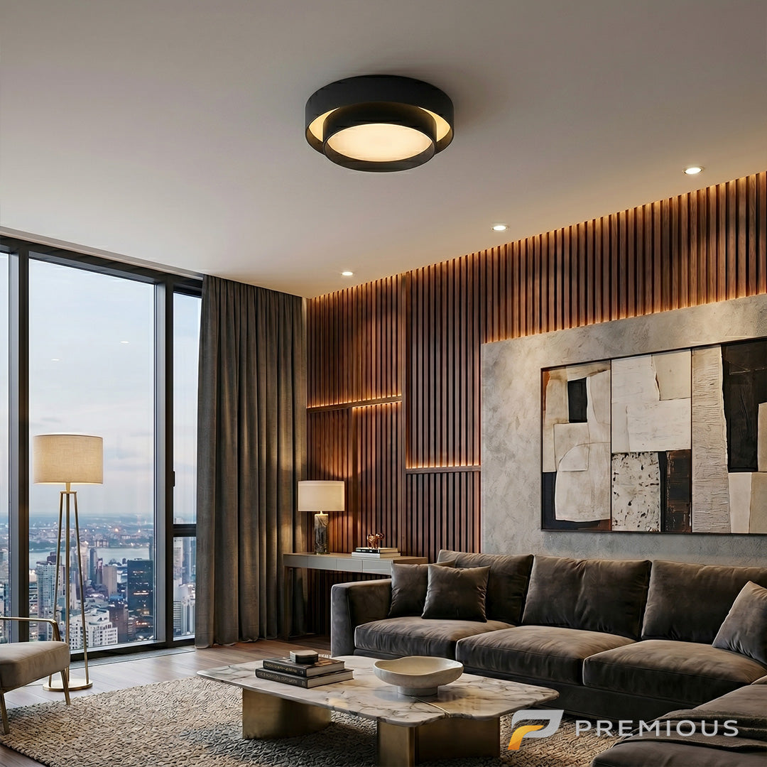 The Eclipse | LED Flush Mount Ceiling Light