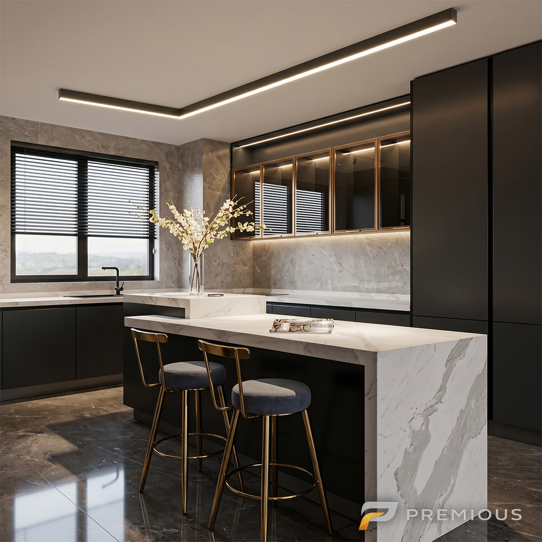 The Beam | LED Flush Mount Linear Bar Ceiling Light