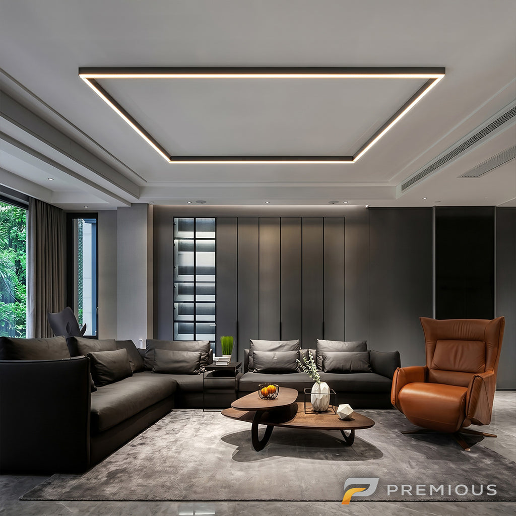 The Beam | LED Flush Mount Linear Bar Ceiling Light