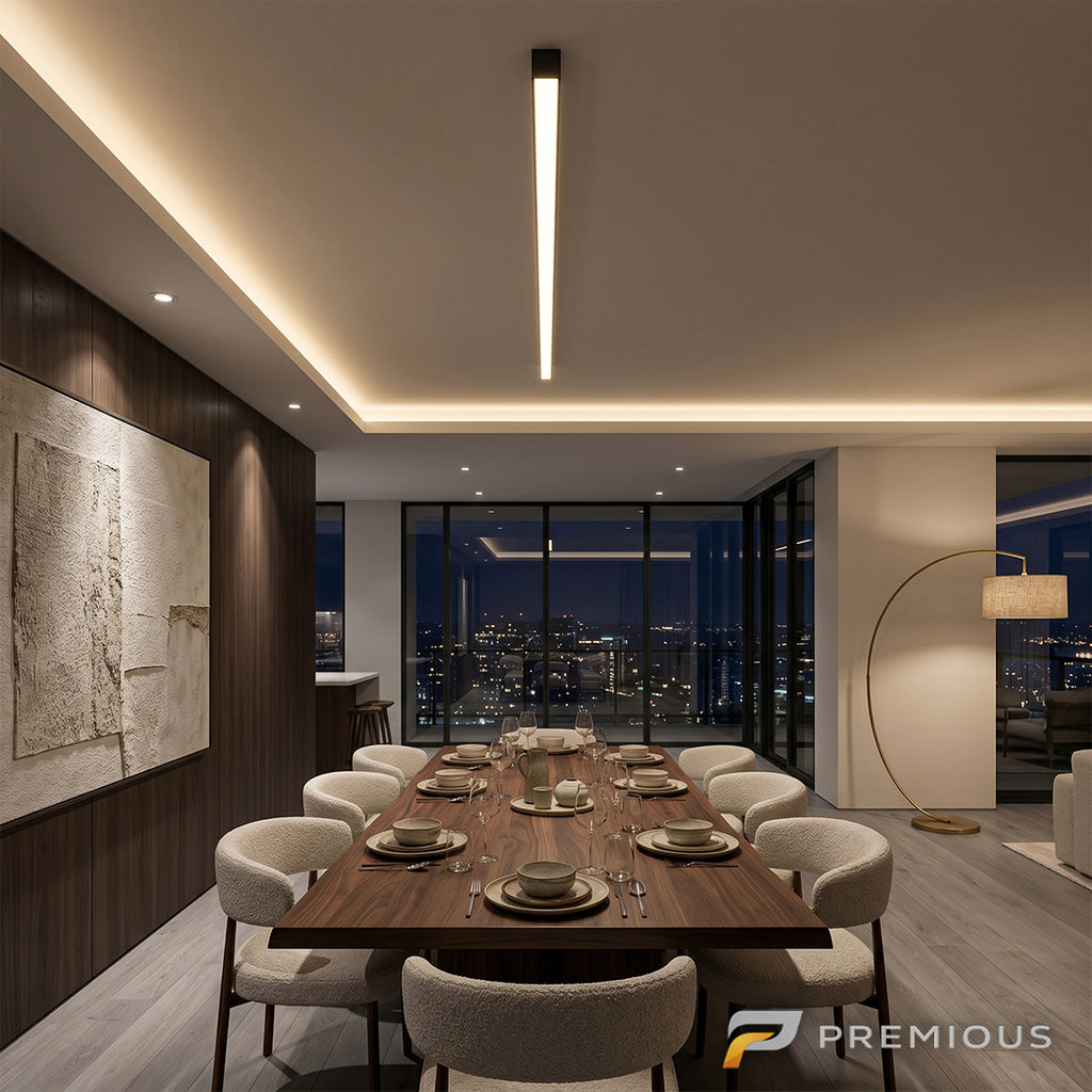 The Beam | LED Flush Mount Linear Bar Ceiling Light