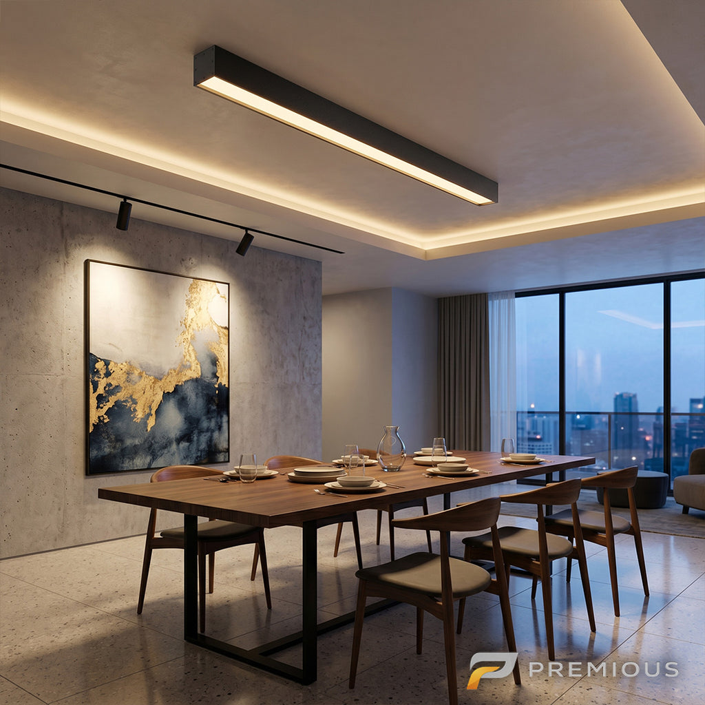 The Beam | LED Flush Mount Linear Bar Ceiling Light