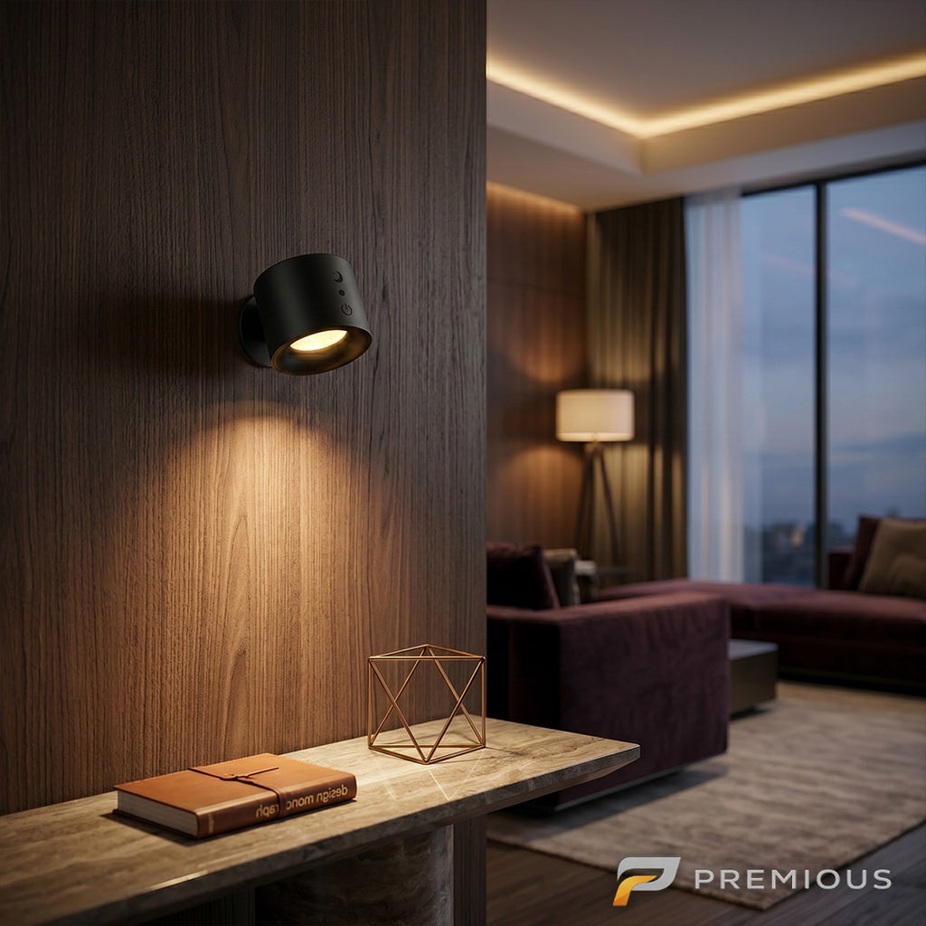 The Cask | Cordless LED Wall Spotlight