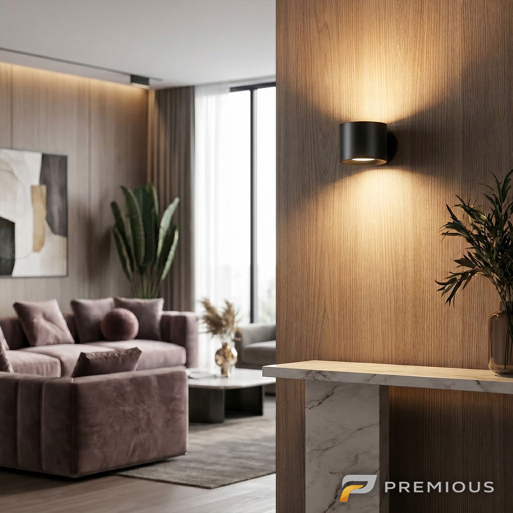 The Cask | Cordless LED Wall Spotlight