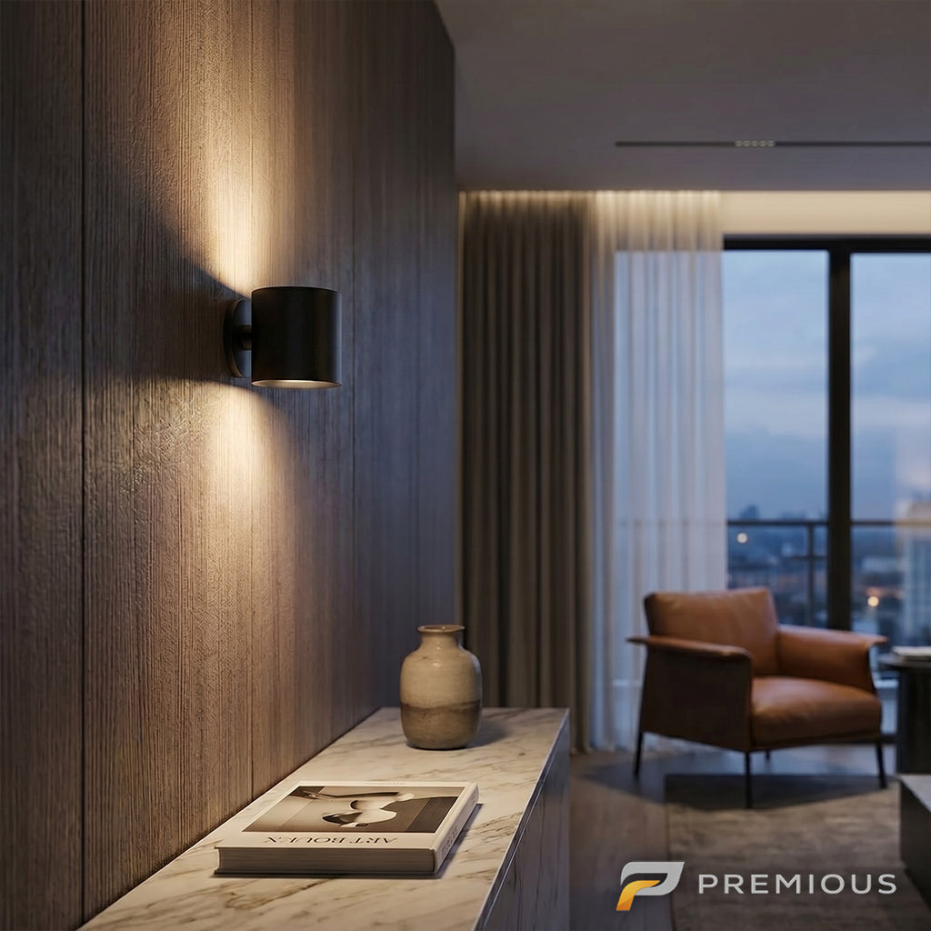 The Cask | Cordless LED Wall Spotlight