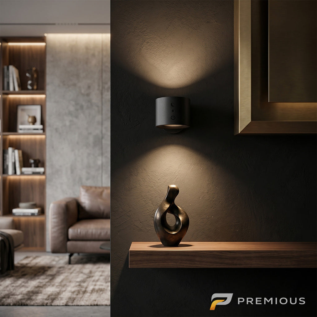 The Cask | Cordless LED Wall Spotlight