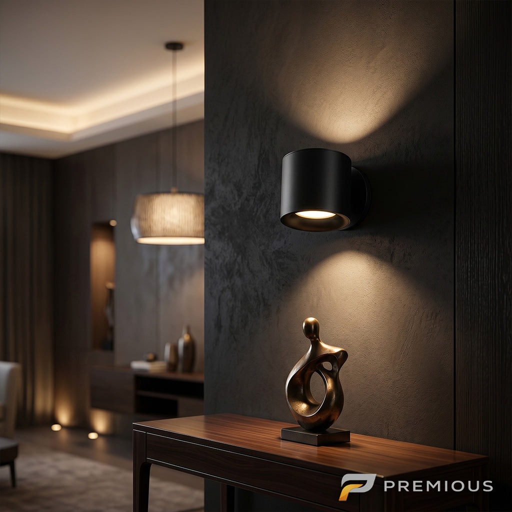The Cask | Cordless LED Wall Spotlight