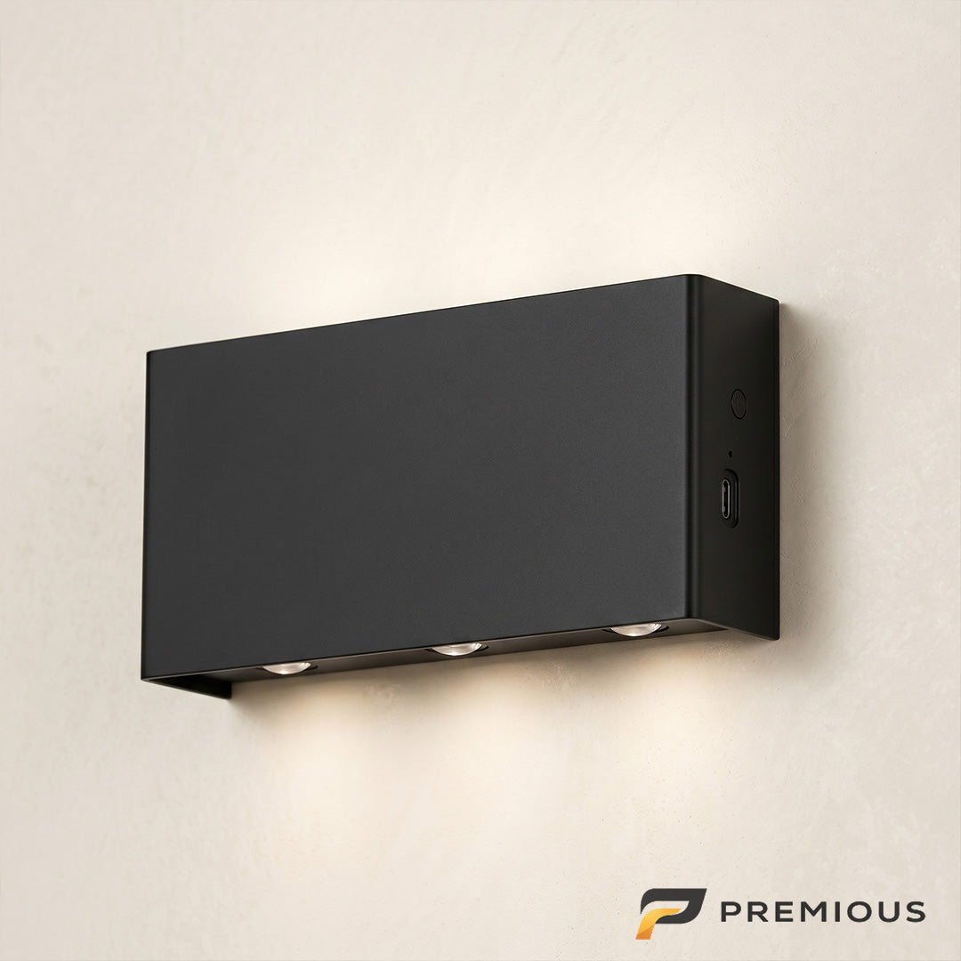 The Domino | LED Wireless Wall Sconce