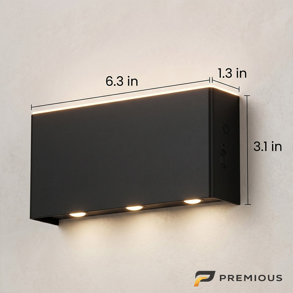 The Domino | LED Wireless Wall Sconce