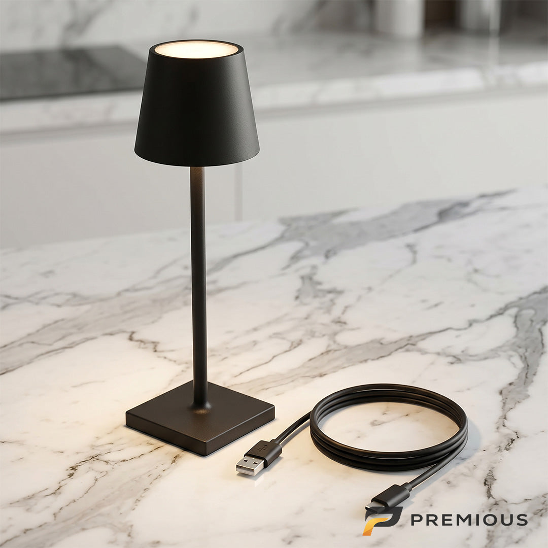 The Doric | Touch Dimmable Cordless LED Table Lamp