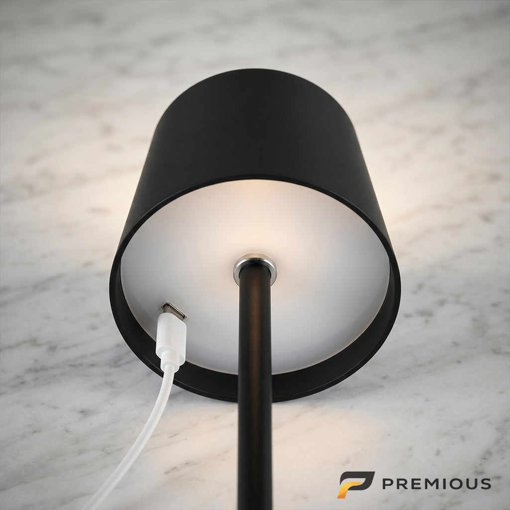 The Doric | Touch Dimmable Cordless LED Table Lamp