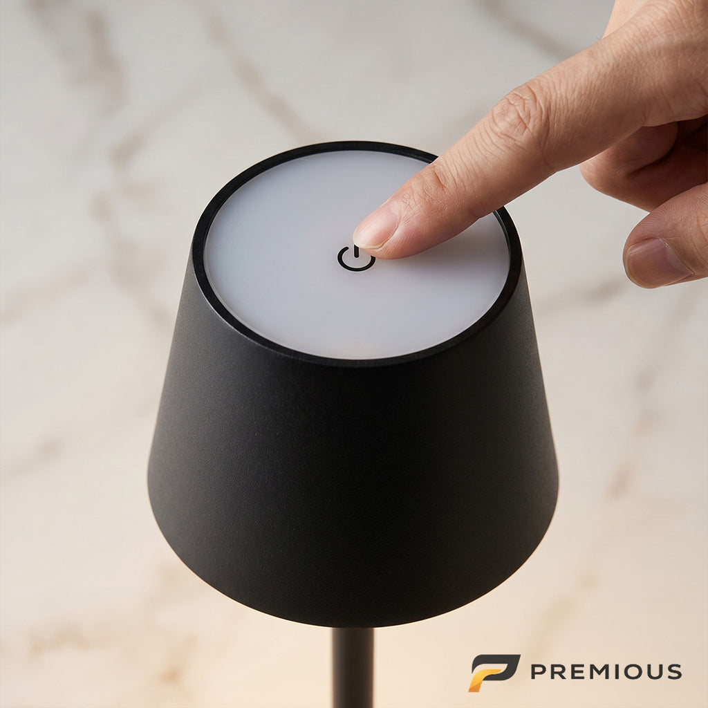 The Doric | Touch Dimmable Cordless LED Table Lamp