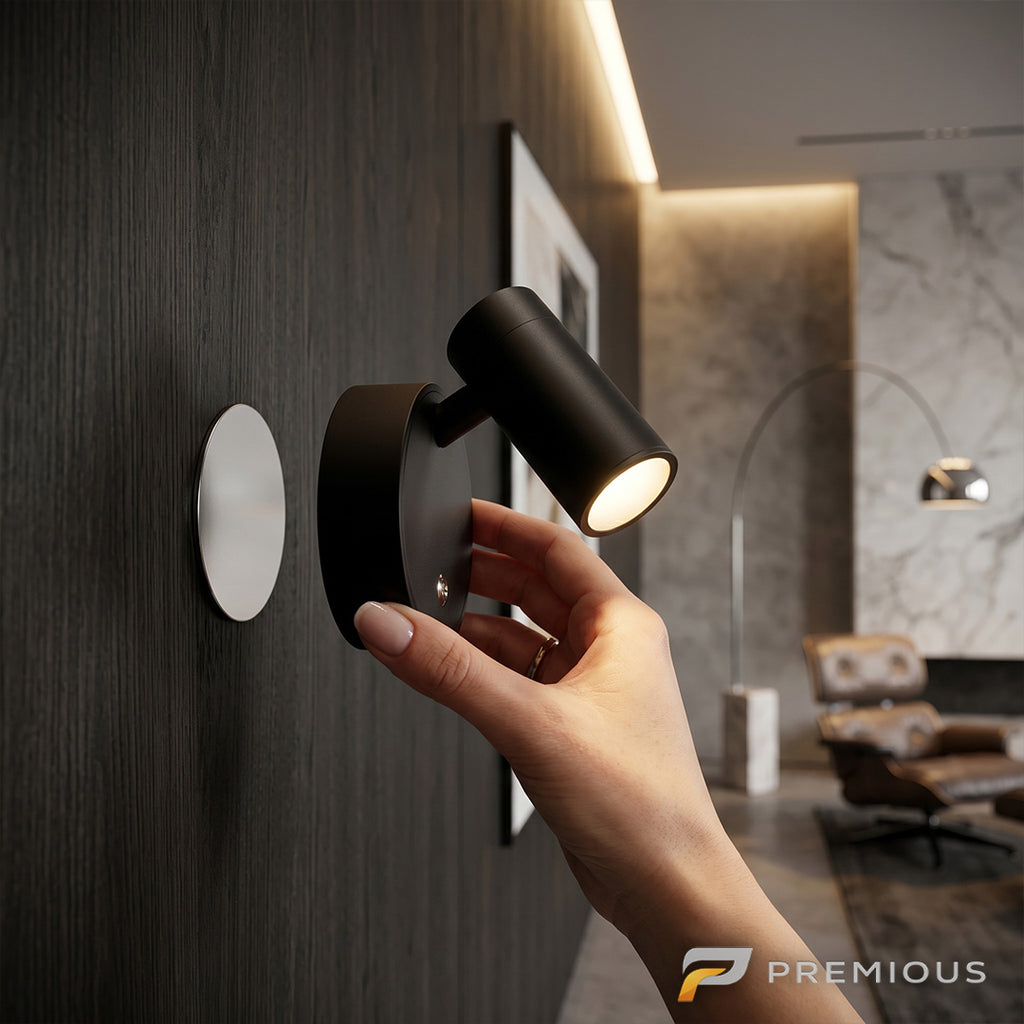 The Lucent | Cordless Wall Spotlight