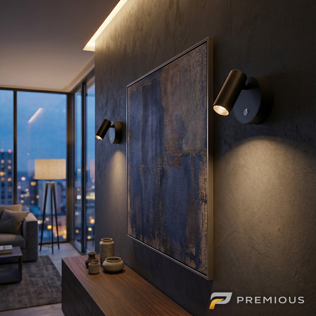 The Lucent | Cordless Wall Spotlight