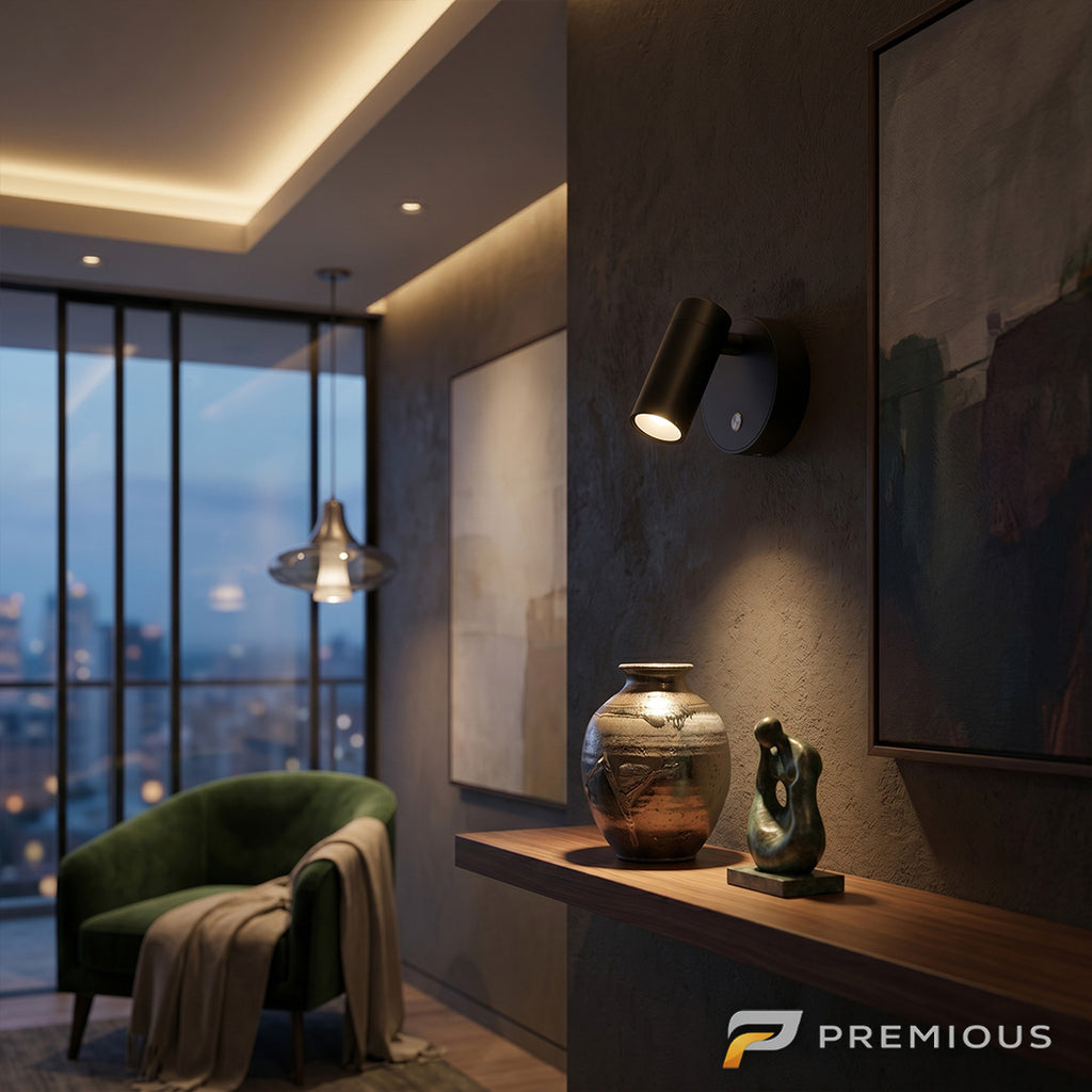 The Lucent | Cordless Wall Spotlight
