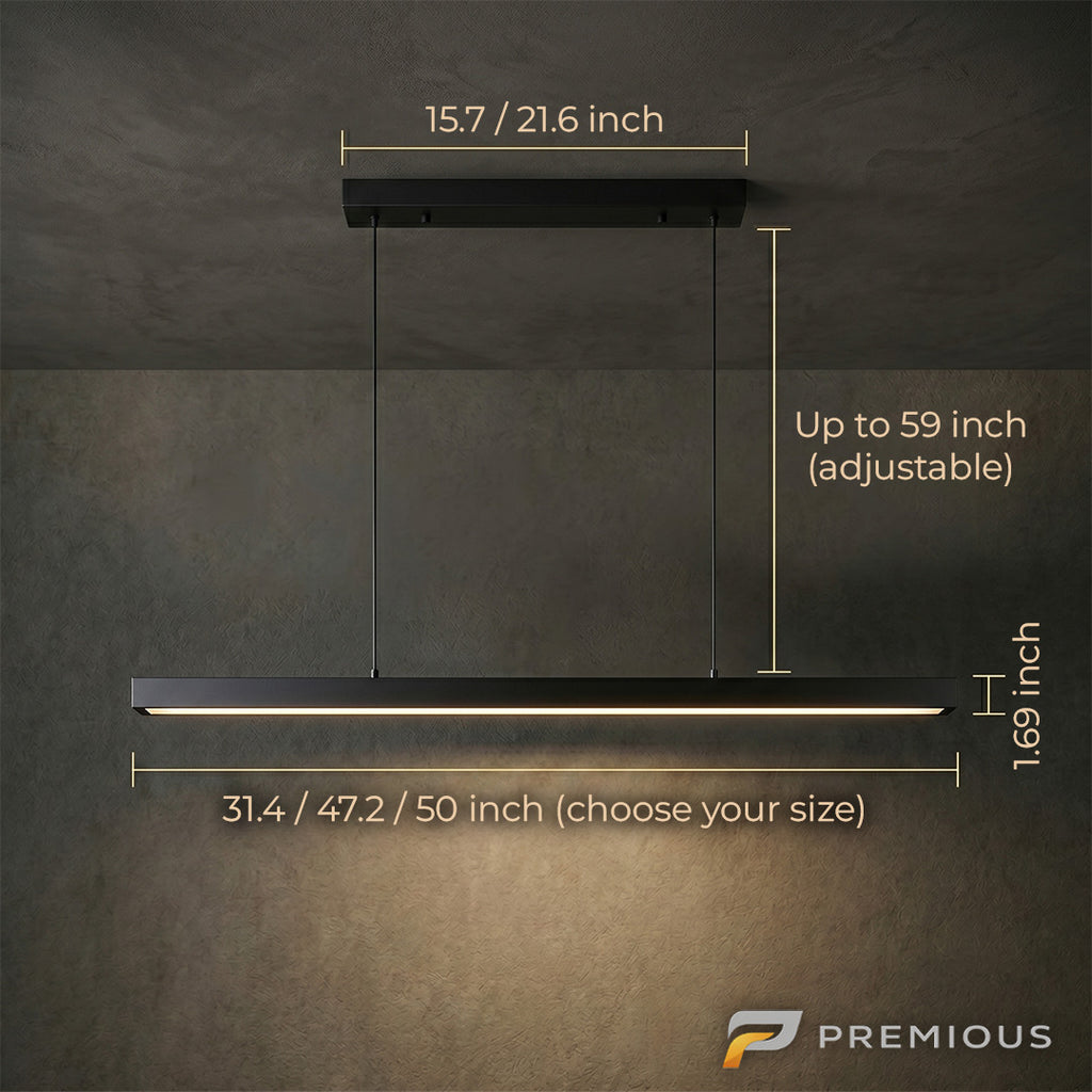 The Meridian | LED Linear Pendant Light