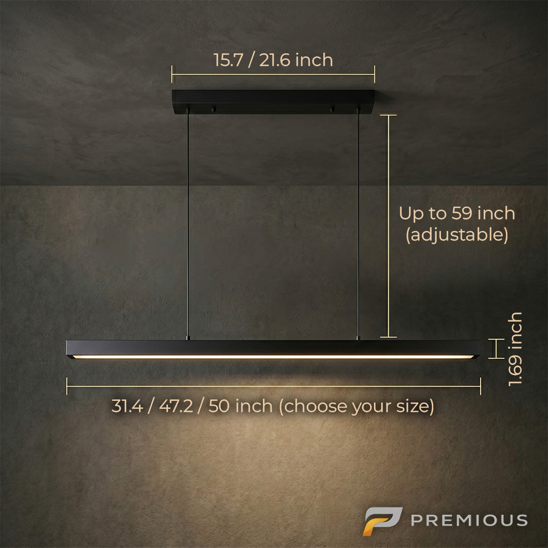 The Meridian | LED Linear Pendant Light