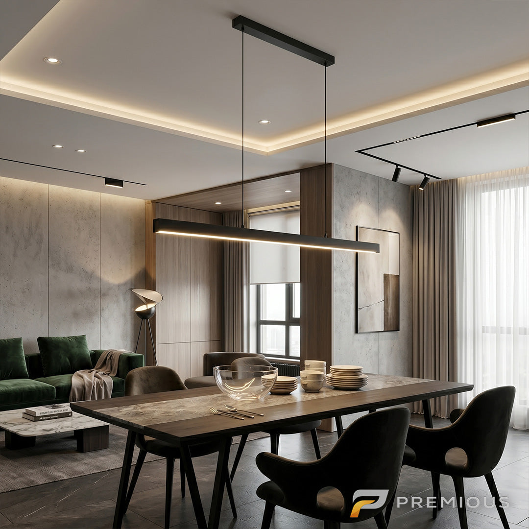 The Meridian | LED Linear Pendant Light