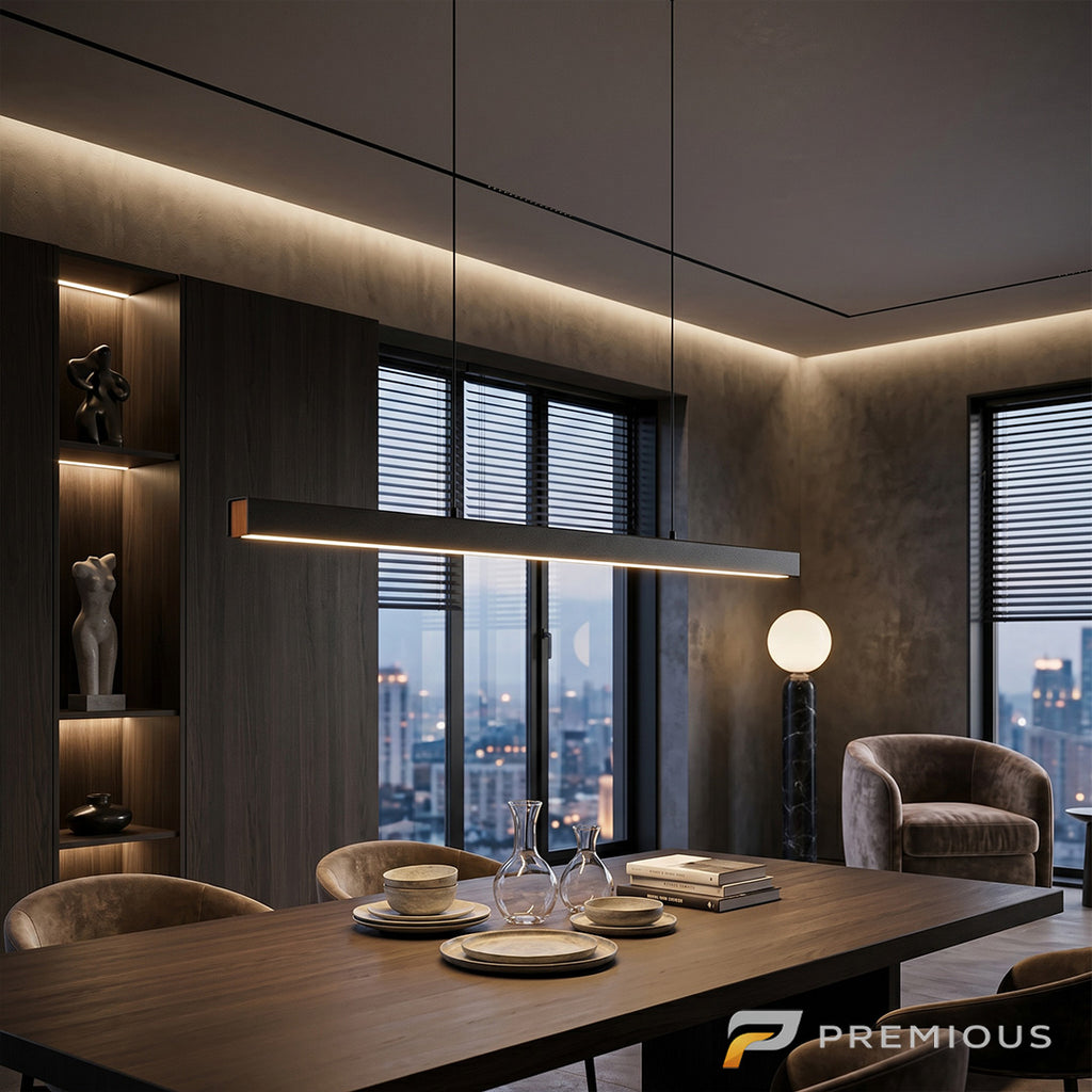 The Meridian | LED Linear Pendant Light