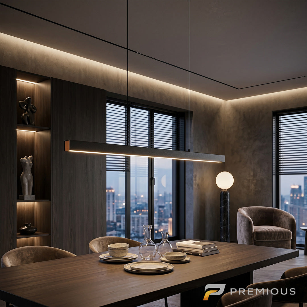 The Meridian | LED Linear Pendant Light