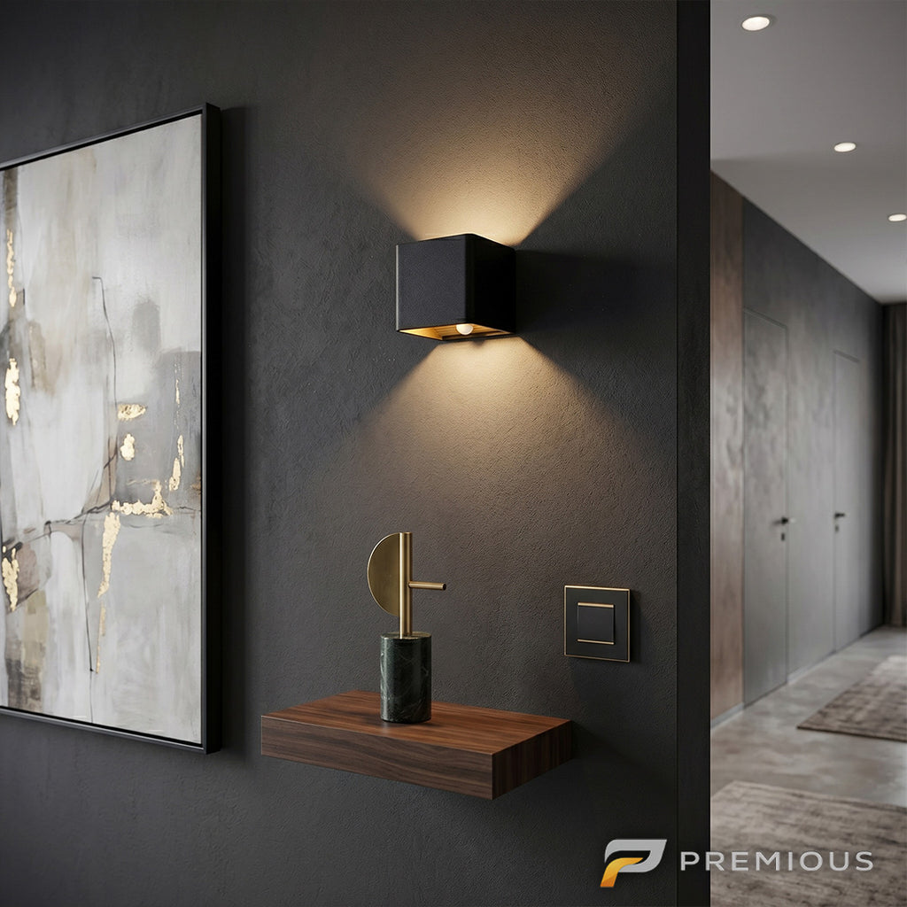 The Rubick | Wireless LED Wall Sconce