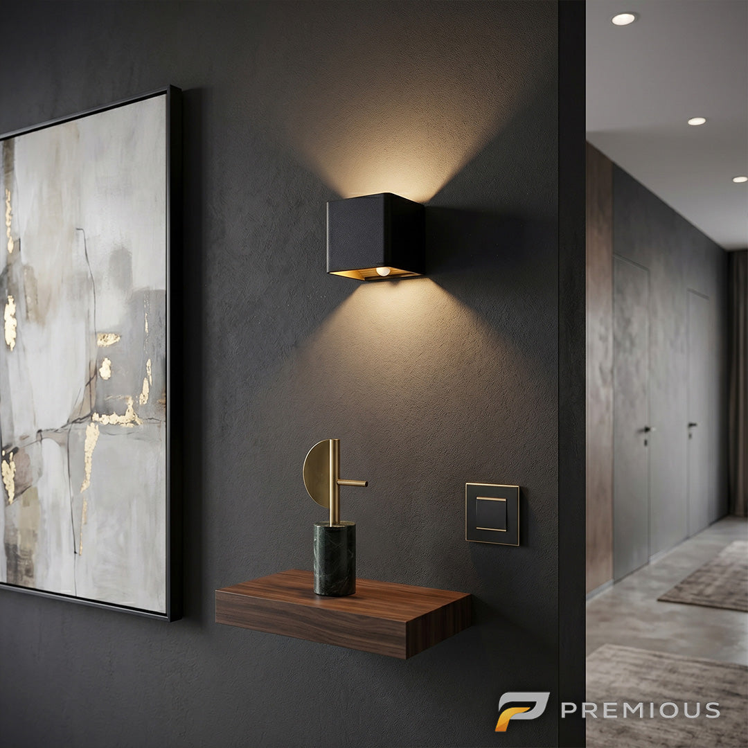The Rubick | Wireless LED Wall Sconce