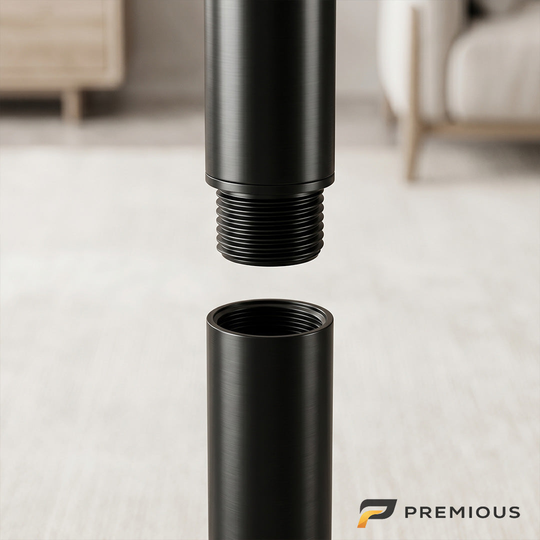 The Sentinel | Gooseneck LED Floor Lamp